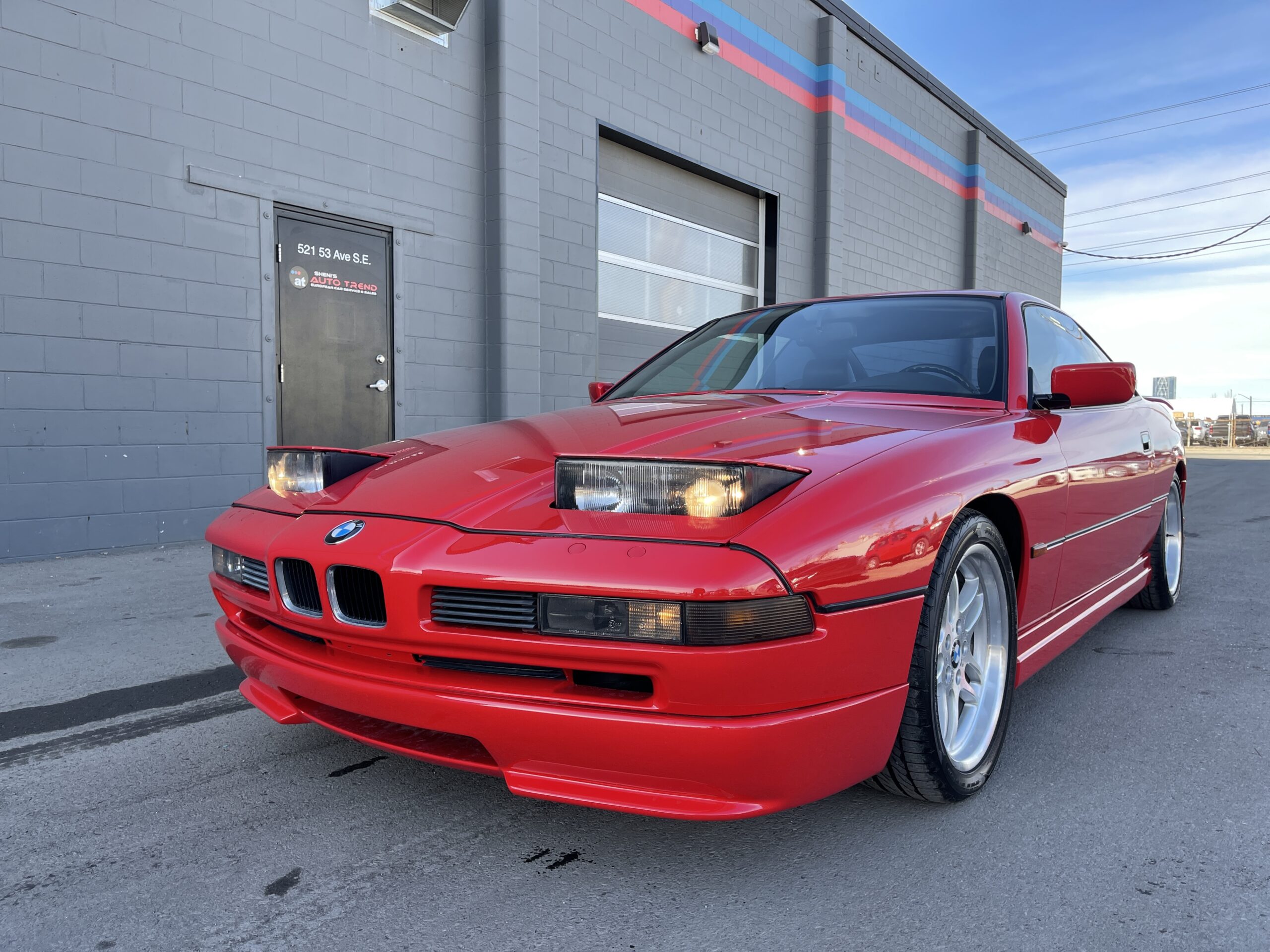 1991 BMW 850ci E31 Slick Top Brillant Rot Low KM | Sheni's Auto-Trend