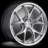 GT1 Series - GT8 Hyper Silver with Machined Lip