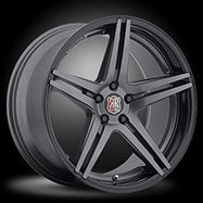 RW Series - RW7 Gun Metal with Black Lip