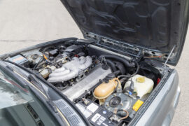 BMW car interior with manual transmission